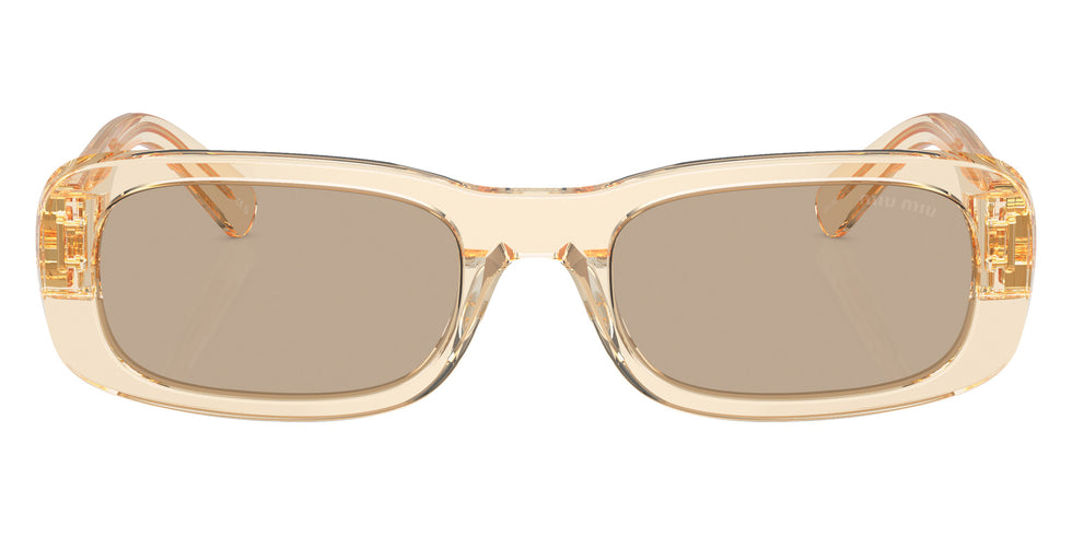 Miu Miu® MU 08ZS Sunglasses MU 08ZS 11T40F 53 - Sand Transparent