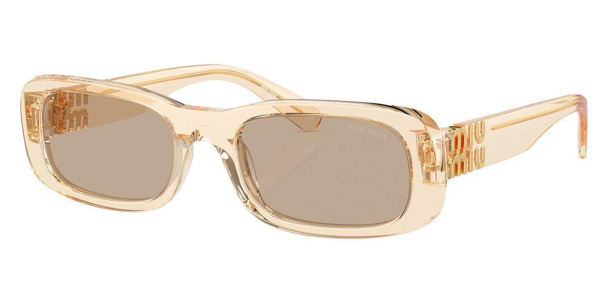 Miu Miu® MU 08ZS Sunglasses MU 08ZS 11T40F 53 - Sand Transparent