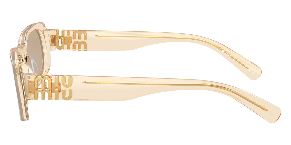 Miu Miu® MU 08ZS Sunglasses MU 08ZS 11T40F 53 - Sand Transparent