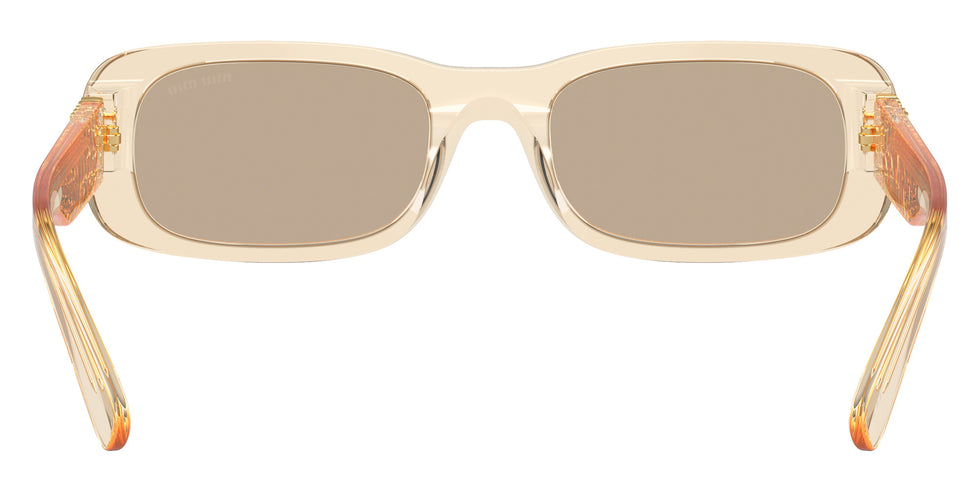 Miu Miu® MU 08ZS Sunglasses MU 08ZS 11T40F 53 - Sand Transparent