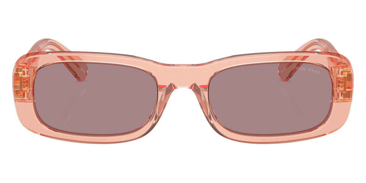 Miu Miu® MU 08ZS Sunglasses MU 08ZS 13T06I 53 - Noisette Transparent