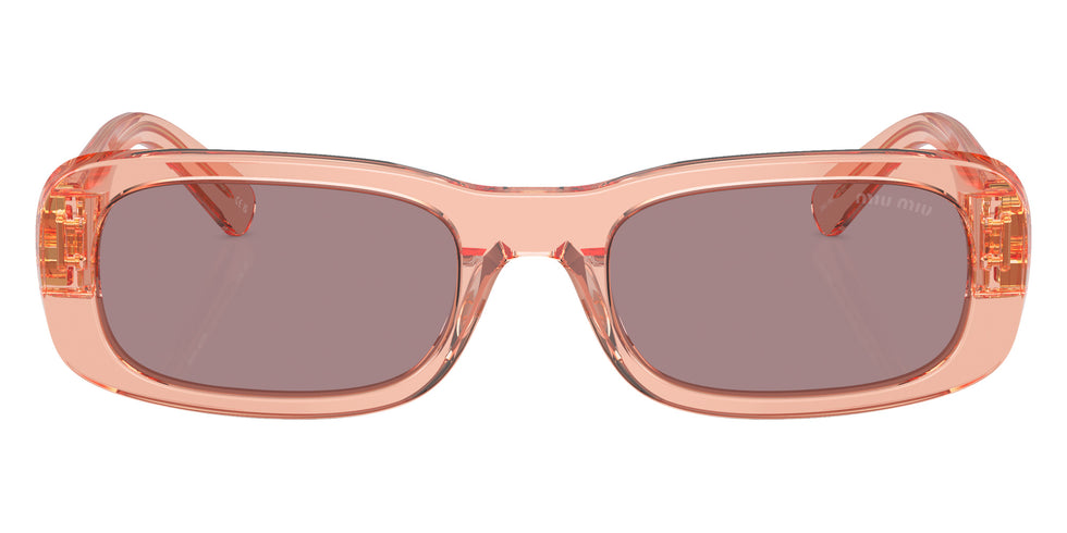 Miu Miu® MU 08ZS Sunglasses MU 08ZS 13T06I 53 - Noisette Transparent