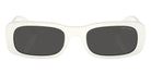 Miu Miu® MU 08ZS Sunglasses MU 08ZS 1425S0 53 - White Ivory
