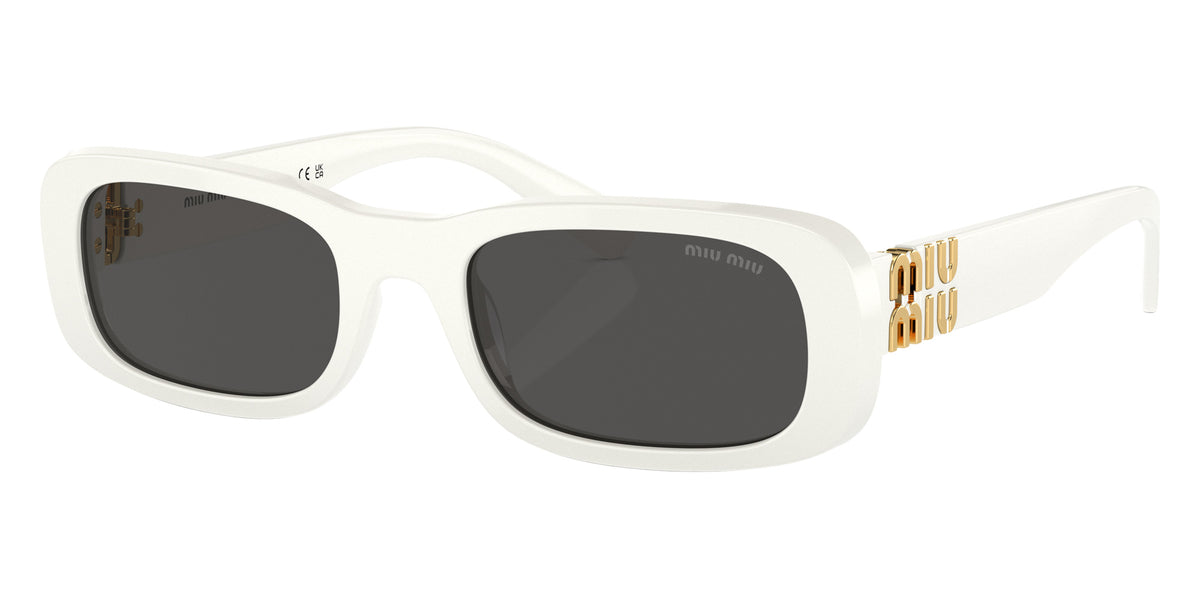 Miu Miu® MU 08ZS Sunglasses MU 08ZS 1425S0 53 - White Ivory