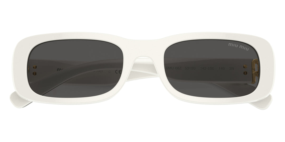 Miu Miu® MU 08ZS Sunglasses MU 08ZS 1425S0 53 - White Ivory