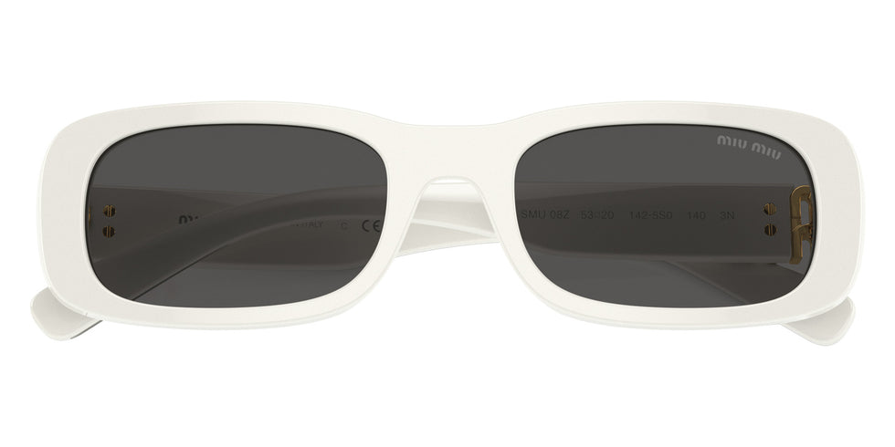 Miu Miu® MU 08ZS Sunglasses MU 08ZS 1425S0 53 - White Ivory