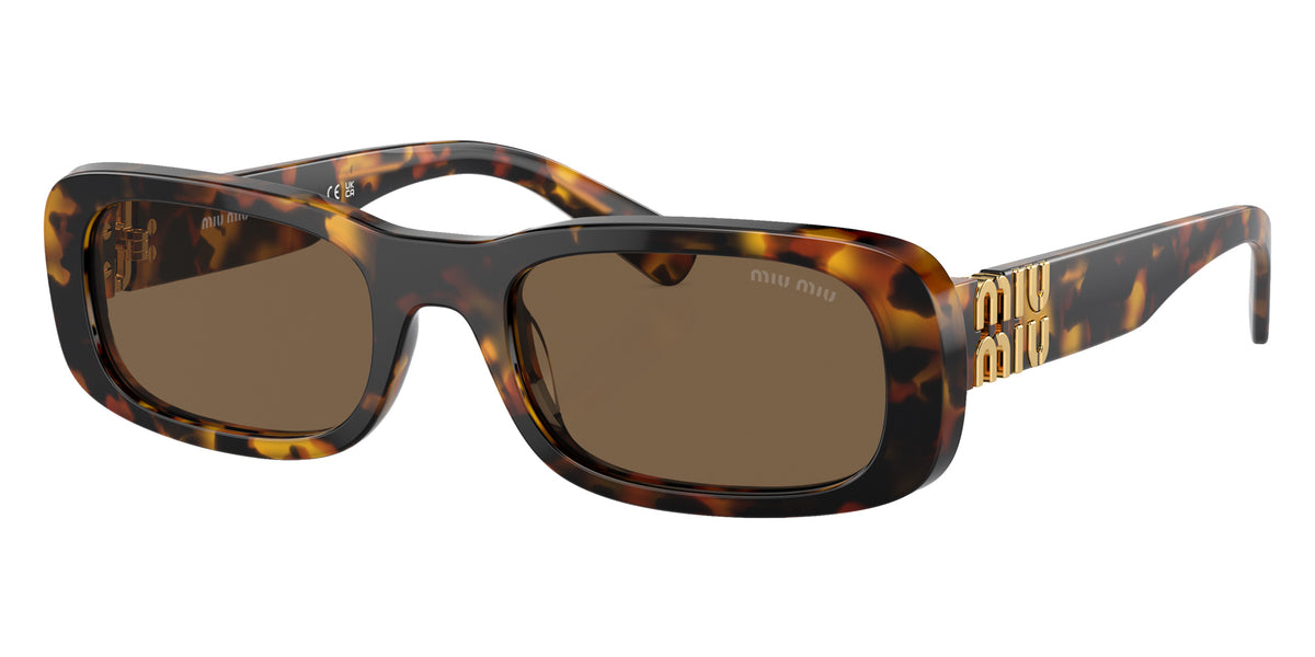 Miu Miu® MU 08ZS Sunglasses MU 08ZS VAU06B 53 - Honey Havana