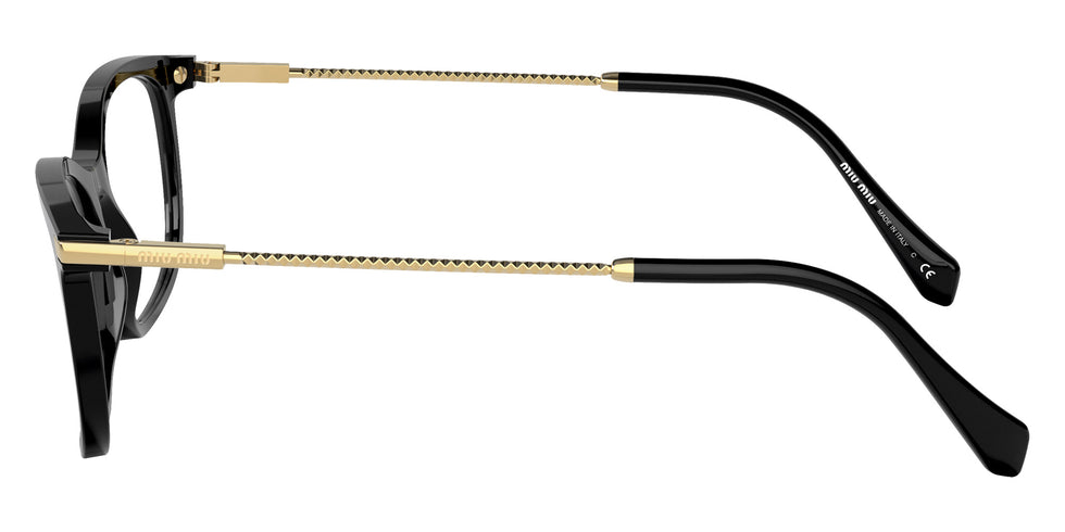 Miu Miu® MU 09TV Eyeglasses MU 09TV 1AB1O1 53 - Gold