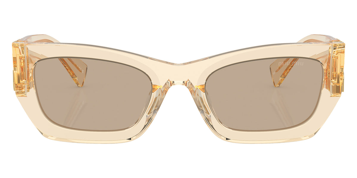 Miu Miu® MU 09WS Sunglasses MU 09WS 11T40F 53 - Sand Transparent
