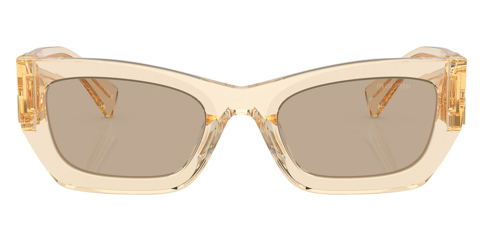 Miu Miu® MU 09WS Sunglasses MU 09WS 11T40F 53 - Sand Transparent