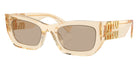 Miu Miu® MU 09WS Sunglasses MU 09WS 11T40F 53 - Sand Transparent