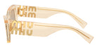 Miu Miu® MU 09WS Sunglasses MU 09WS 11T40F 53 - Sand Transparent