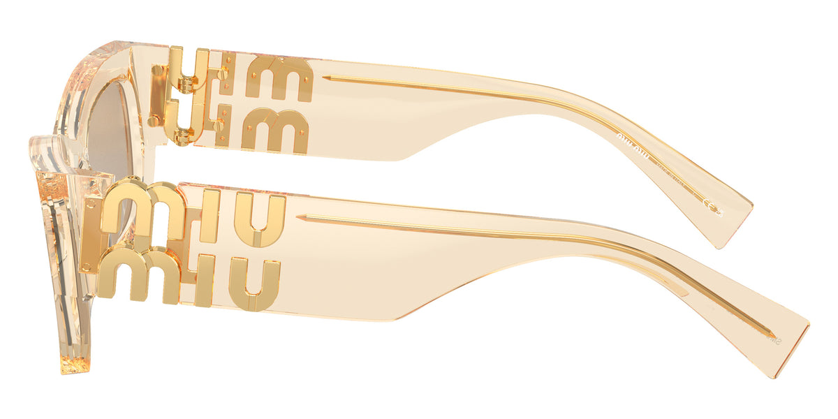 Miu Miu® MU 09WS Sunglasses MU 09WS 11T40F 53 - Sand Transparent