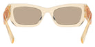 Miu Miu® MU 09WS Sunglasses MU 09WS 11T40F 53 - Sand Transparent