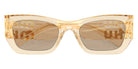 Miu Miu® MU 09WS Sunglasses MU 09WS 11T40F 53 - Sand Transparent