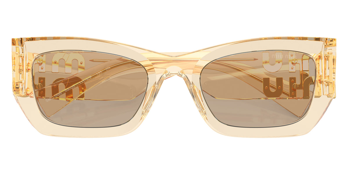 Miu Miu® MU 09WS Sunglasses MU 09WS 11T40F 53 - Sand Transparent