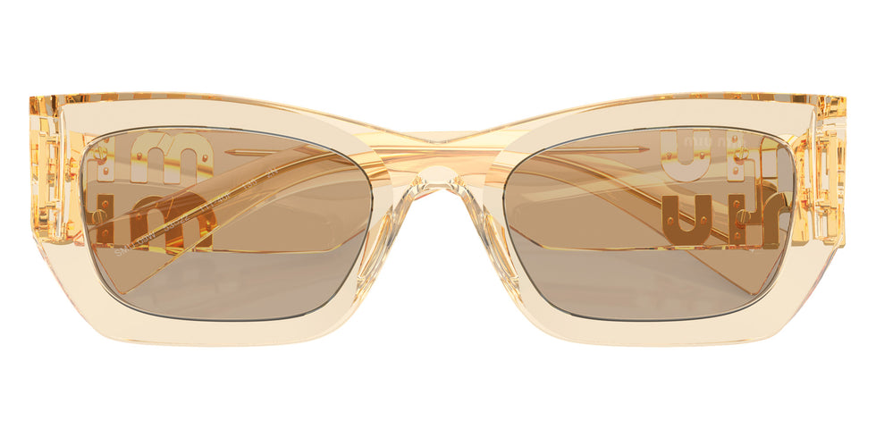 Miu Miu® MU 09WS Sunglasses MU 09WS 11T40F 53 - Sand Transparent