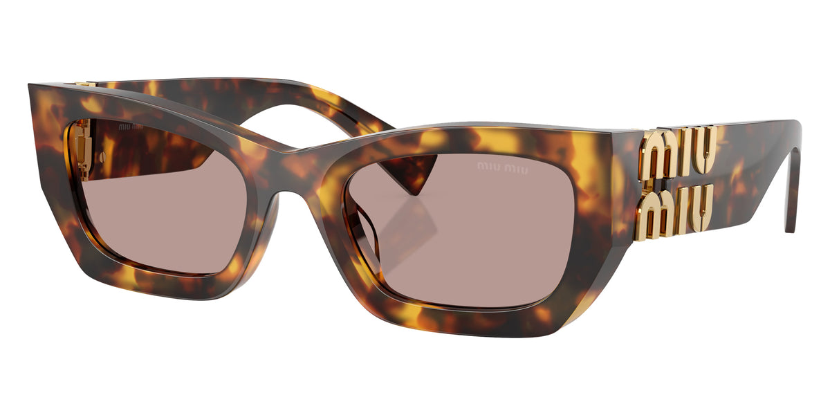 Miu Miu® MU 09WS Sunglasses MU 09WS 14L20I 53 - Honey Havana