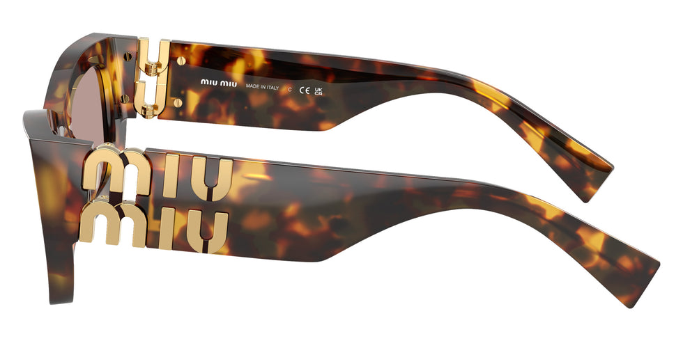 Miu Miu® MU 09WS Sunglasses MU 09WS 14L20I 53 - Honey Havana
