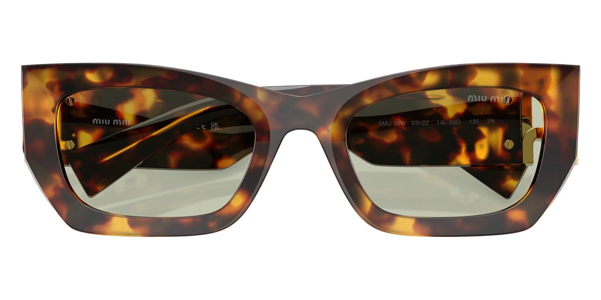 Miu Miu® MU 09WS Sunglasses MU 09WS 14L50O 53 - Honey Havana