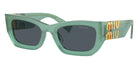 Miu Miu® MU 09WS Sunglasses MU 09WS 19L09T 53 - Ivy Opal