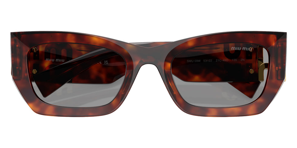 Miu Miu® MU 09WS Sunglasses MU 09WS 21C40O 53 - Havana Mogano