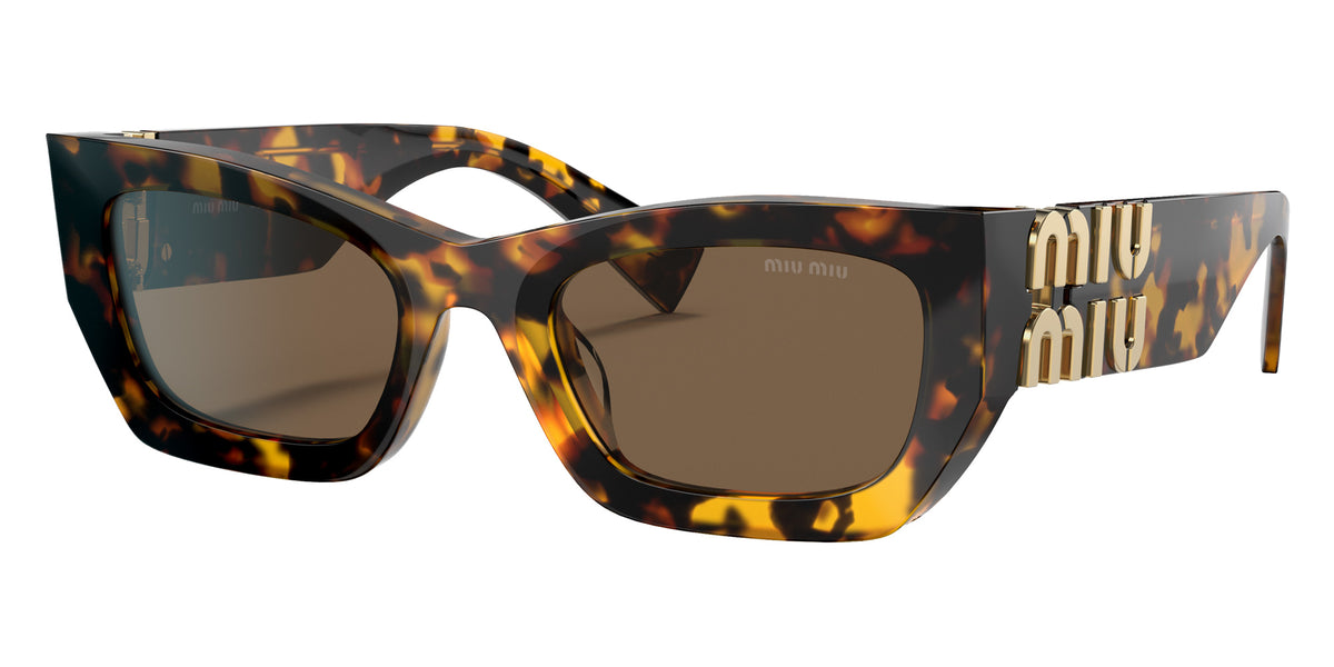 Miu Miu® MU 09WS Sunglasses MU 09WS VAU06B 53 - Honey Havana