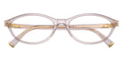 Miu Miu® MU 09XV Eyeglasses MU 09XV 12W1O1 53 - Transparent Mauve