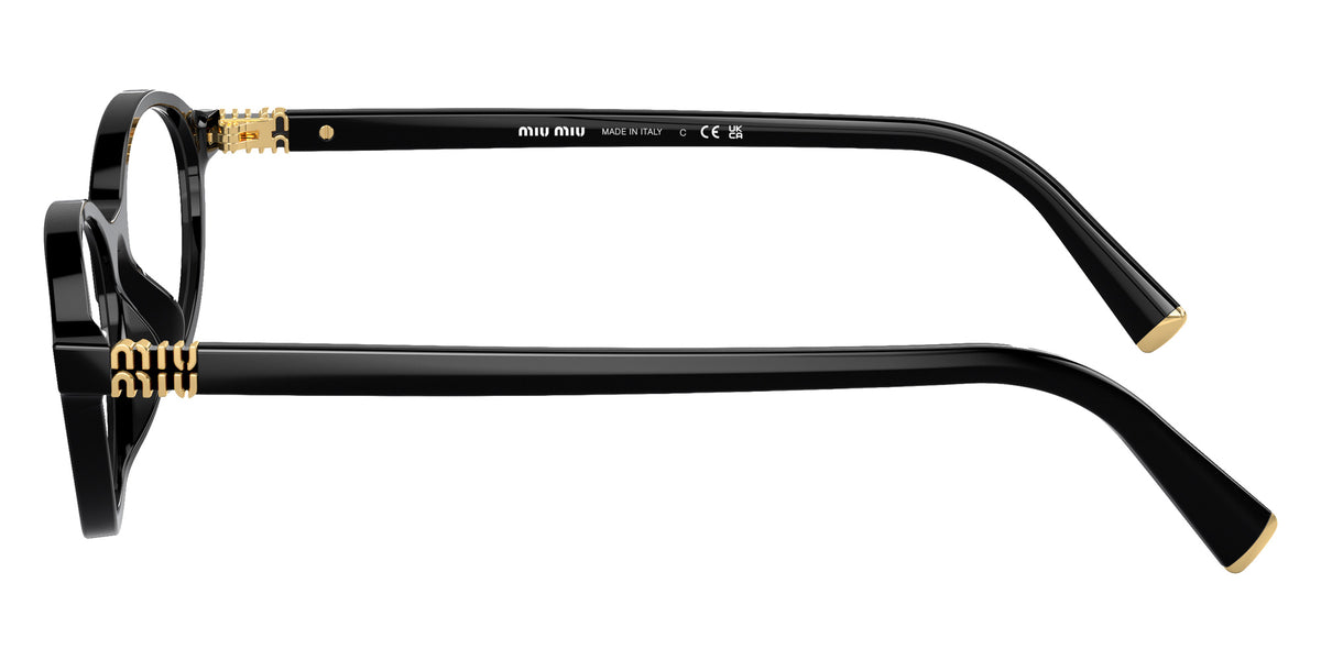 Miu Miu® MU 09XV Eyeglasses MU 09XV 16K1O1 53 - Black