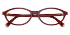 Miu Miu® MU 09XV Eyeglasses MU 09XV 21I1O1 53 - Opal Burgundy