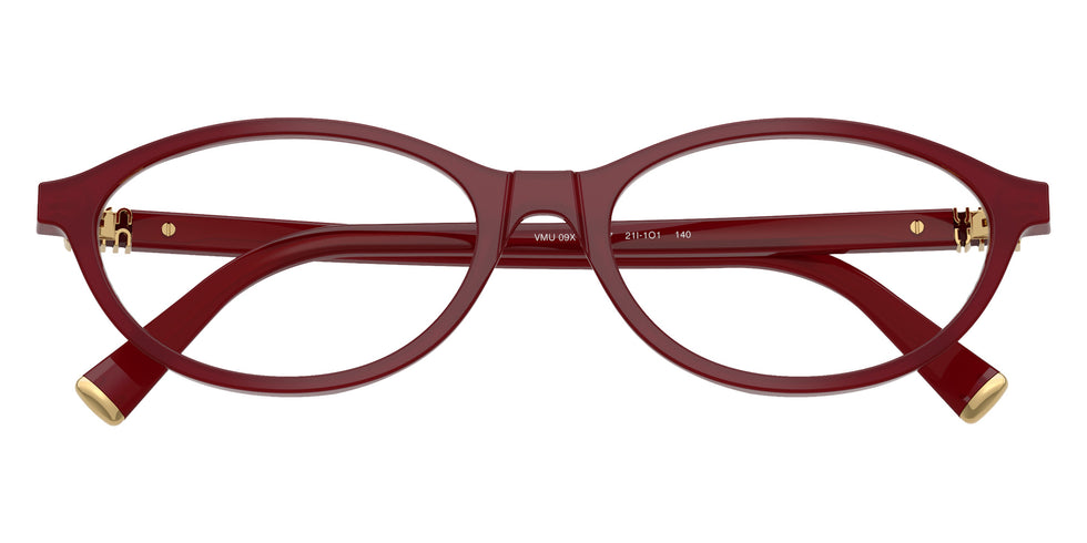 Miu Miu® MU 09XV Eyeglasses MU 09XV 21I1O1 53 - Opal Burgundy