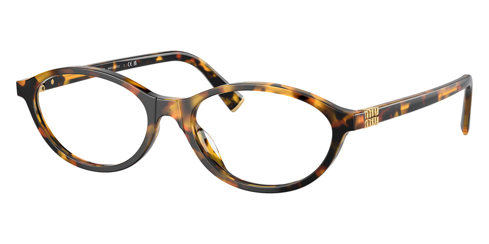 Miu Miu® MU 09XV Eyeglasses MU 09XV VAU1O1 53 - Honey Havana