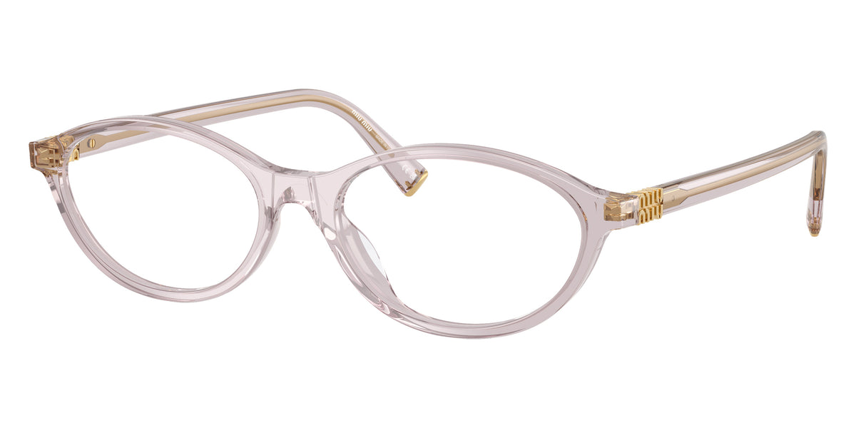 Miu Miu® MU 09XVF Eyeglasses MU 09XVF 12W1O1 55 - Transparent Mauve