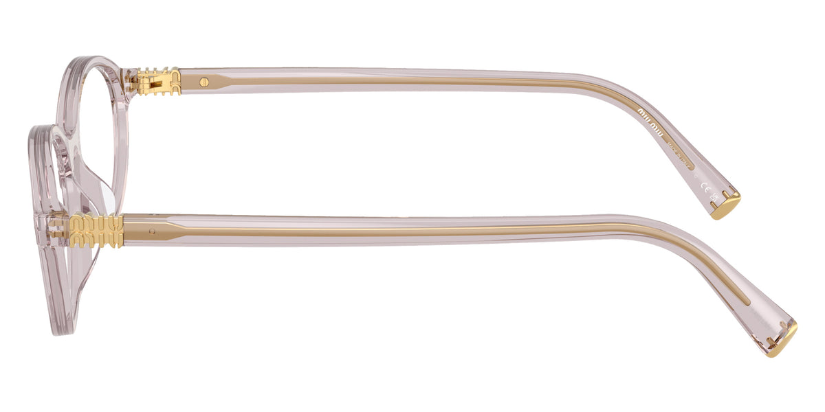 Miu Miu® MU 09XVF Eyeglasses MU 09XVF 12W1O1 55 - Transparent Mauve