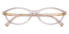 Miu Miu® MU 09XVF Eyeglasses MU 09XVF 12W1O1 55 - Transparent Mauve