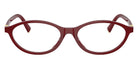 Miu Miu® MU 09XVF Eyeglasses MU 09XVF 21I1O1 55 - Opal Burgundy