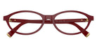 Miu Miu® MU 09XVF Eyeglasses MU 09XVF 21I1O1 55 - Opal Burgundy