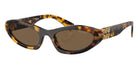 Miu Miu® MU 09YS Sunglasses MU 09YS VAU06B 54 - Honey Havana