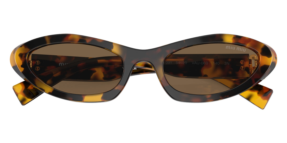 Miu Miu® MU 09YS Sunglasses MU 09YS VAU06B 54 - Honey Havana