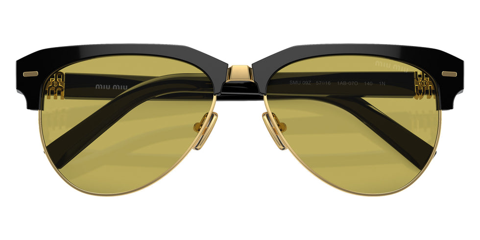 Miu Miu® MU 09ZS Sunglasses MU 09ZS 1AB07O 57 - Black
