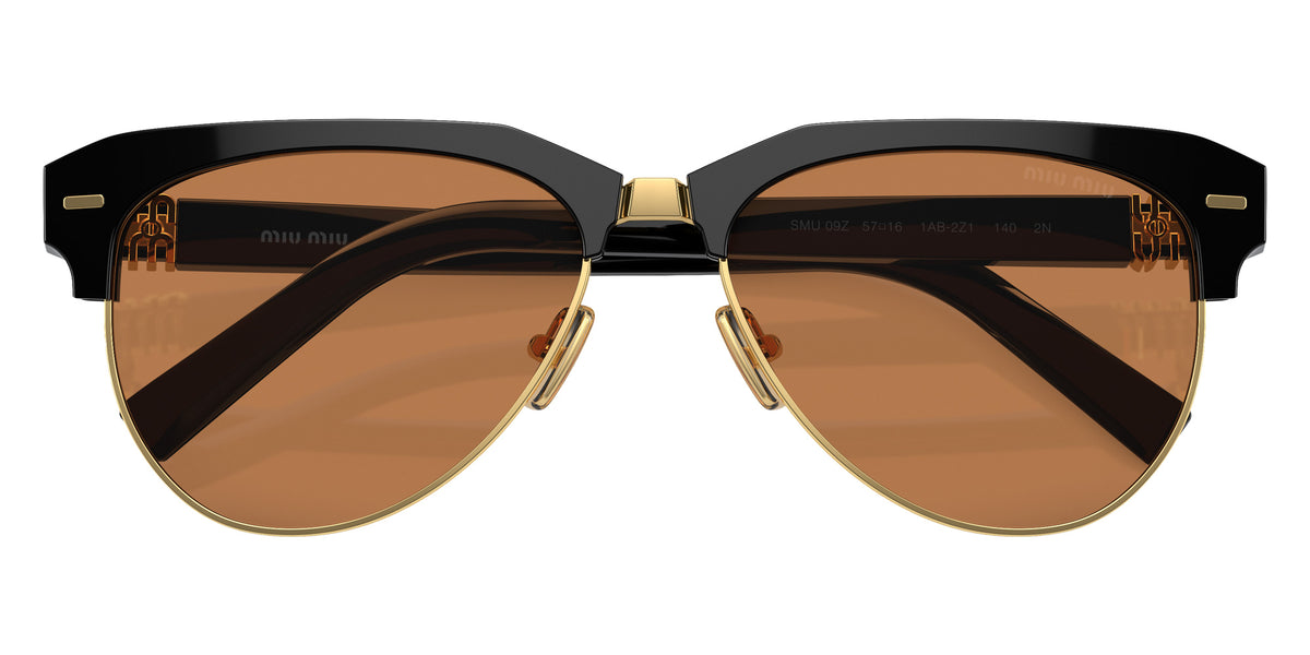 Miu Miu® MU 09ZS Sunglasses MU 09ZS 1AB2Z1 57 - Black