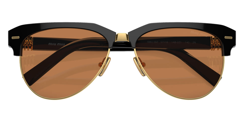 Miu Miu® MU 09ZS Sunglasses MU 09ZS 1AB2Z1 57 - Black