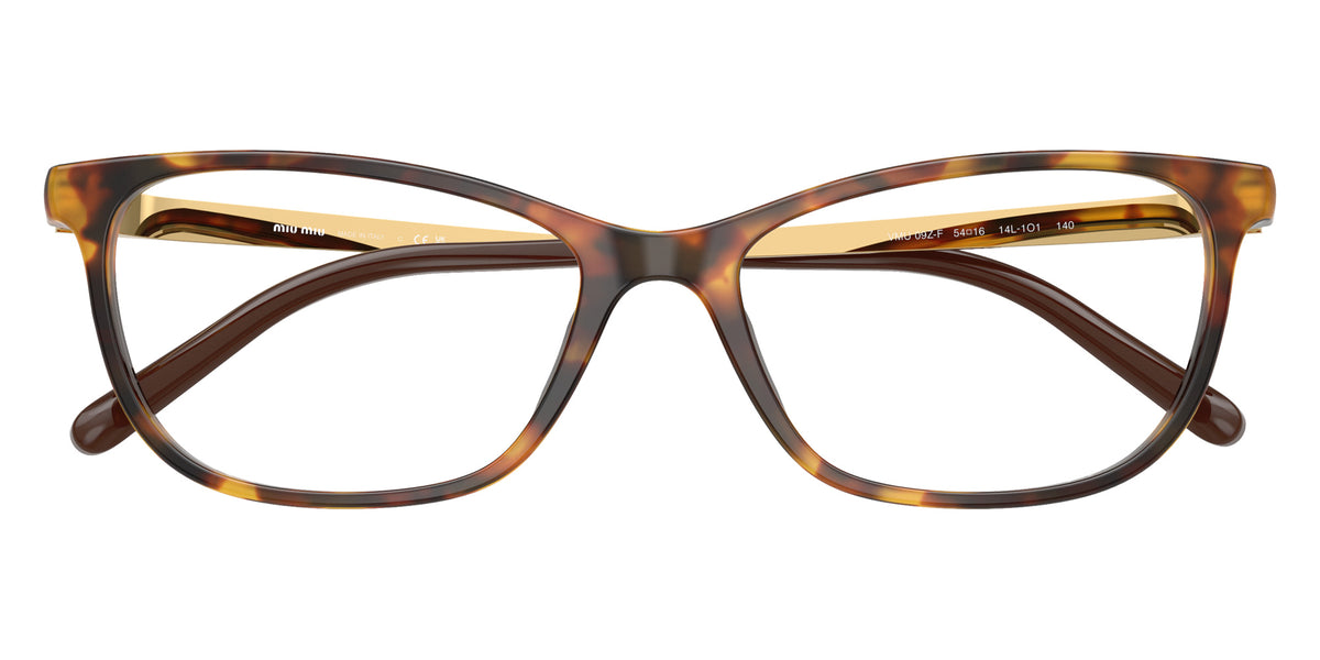 Miu Miu® MU 09ZVF Eyeglasses MU 09ZVF 14L1O1 54 - Brown