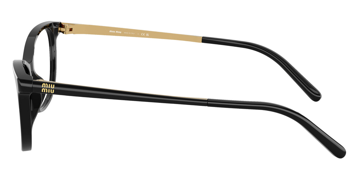 Miu Miu® MU 09ZVF Eyeglasses MU 09ZVF 16K1O1 54 - Black