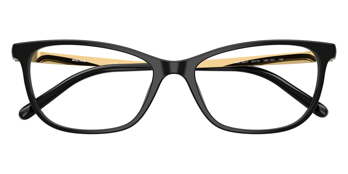 Miu Miu® MU 09ZVF Eyeglasses MU 09ZVF 16K1O1 54 - Black
