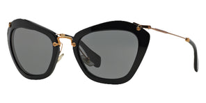 Miu Miu® MU 10NS Sunglasses MU 10NS 1AB1A1 55 - Antique Gold