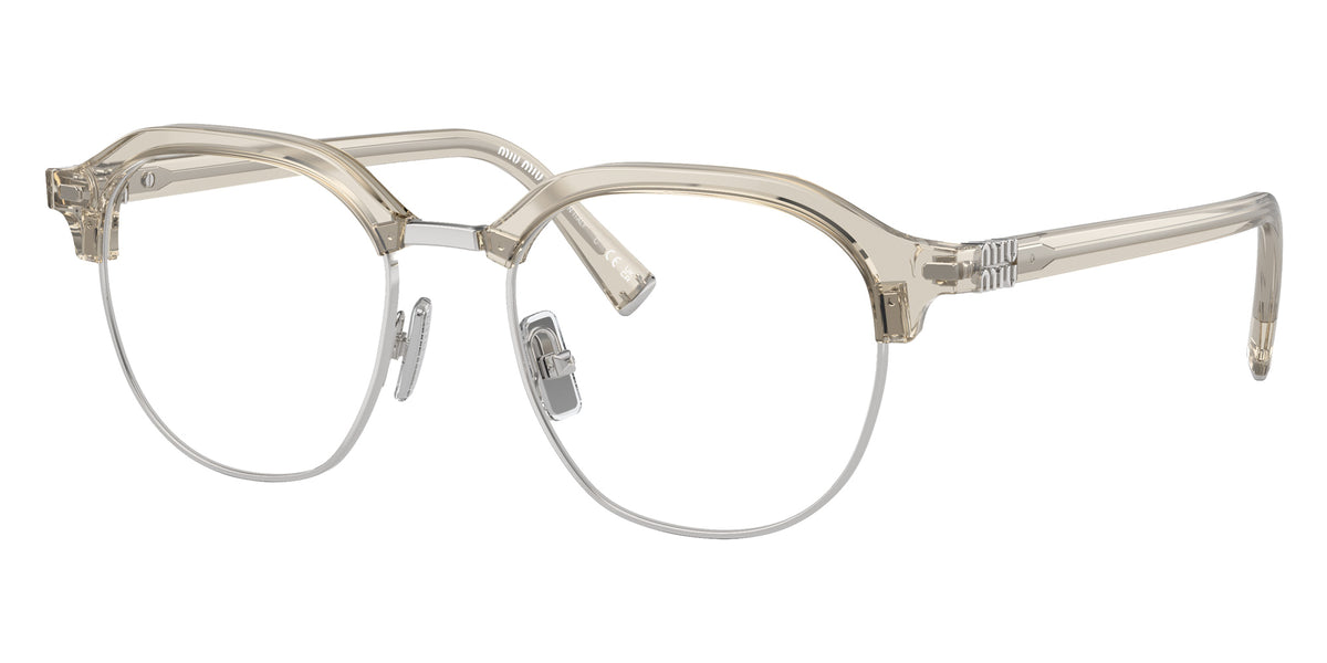 Miu Miu® MU 10XV Eyeglasses MU 10XV 12U1O1 50 - Hemp Transparent