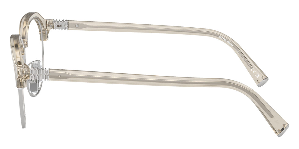 Miu Miu® MU 10XV Eyeglasses MU 10XV 12U1O1 50 - Hemp Transparent