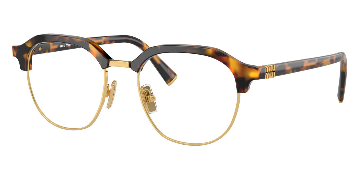 Miu Miu® MU 10XV Eyeglasses MU 10XV VAU1O1 50 - Honey Havana