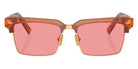 Miu Miu® MU 10ZS Sunglasses MU 10ZS 15T1D0 54 - Caramel Transparent